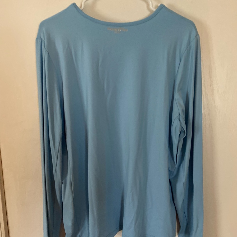 Light Blue Long Sleeve Top
